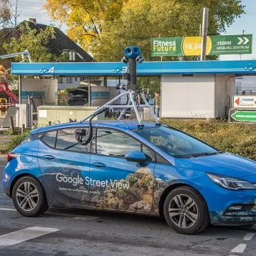 Google street view autó