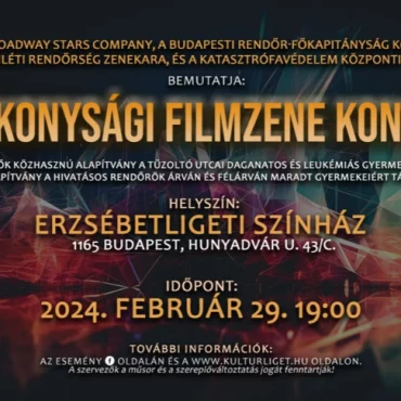jótékonysági filmzene koncert